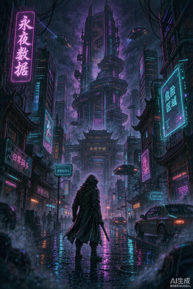 AI漫剧：都市谜案海报